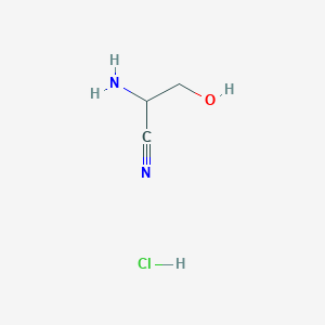 2-amino-3-hydroxypropanenitrile hydrochloride - (1461707-49-2)