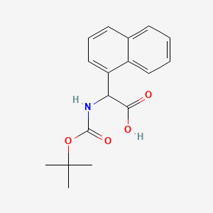 TERT-BUTOXYCARBONYLAMINO-NAPHTHALEN-1-YL-ACETIC ACID - (14675-99-1)