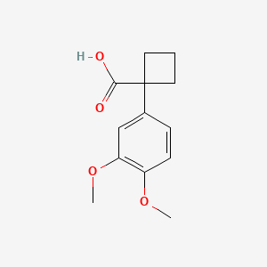 1-(3,4-DIMETHOXYPHENYL)CYCLOBUTANECARBOXYLIC ACID - (147406-22-2)