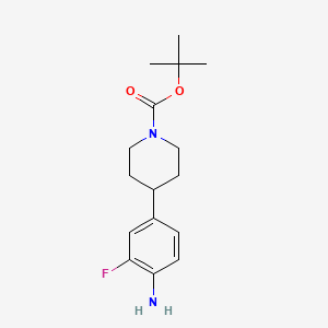 tert-Butyl 4-(4-amino-3-fluorophenyl)piperidine-1-carboxylate - (1488342-80-8)