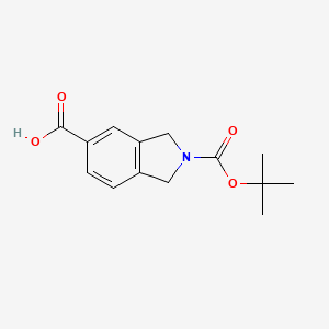 2-(TERT-BUTOXYCARBONYL)ISOINDOLINE-5-CARBOXYLIC ACID - (149353-71-9)