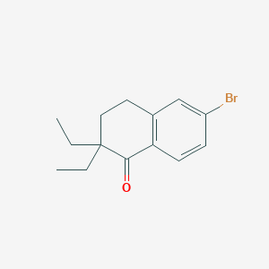 6-Bromo-2,2-diethyl-3,4-dihydronaphthalen-1(2H)-one - (149456-23-5)