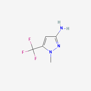1-Methyl-5-(trifluoromethyl)-1H-pyrazol-3-amine - (149978-42-7)