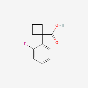 1-(2-fluorophenyl)cyclobutanecarboxylic acid - (151157-48-1)