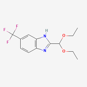 2-(diethoxymethyl)-6-(trifluoromethyl)-1H-benzimidazole - (1520678-17-4)