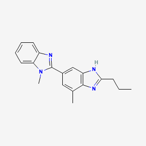 2-n-Propyl-4-Methyl-6-(1-Methylbenzimidazole-2-yl)Benzimidazole - (152628-02-9)