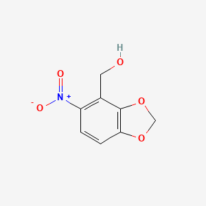 (6-Nitrobenzo[d][1,3]dioxol-5-yl)methanol - (15341-08-9)
