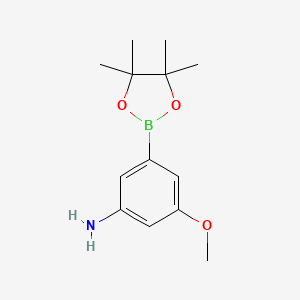 3-AMINO-5-(METHOXY)PHENYLBORONIC ACID PINACOL ESTER - (1538623-41-4)
