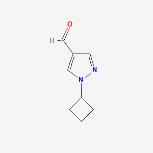 1-cyclobutyl-1H-pyrazole-4-carbaldehyde - (1545675-69-1)