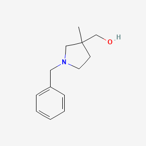 (1-benzyl-3-methylpyrrolidin-3-yl)methanol - (1545972-24-4)