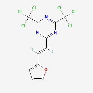 2-(2-(Furan-2-yl)vinyl)-4,6-bis(trichloromethyl)-1,3,5-triazine - (154880-05-4)