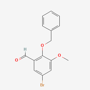 2-(benzyloxy)-5-bromo-3-methoxybenzaldehyde - (155351-68-1)