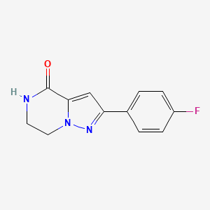 2-(4-Fluorophenyl)-6,7-Dihydropyrazolo[1,5-A]Pyrazin-4(5H)-One - (1553968-38-9)