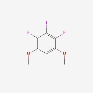 2,4-Difluoro-3-iodo-1,5-dimethoxybenzene - (1560796-27-1)