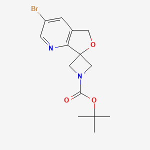 tert-butyl3-bromospiro[5H-furo[3,4-b]pyridine-7,3-azetidine]-1-carboxylate - (1575836-59-7)