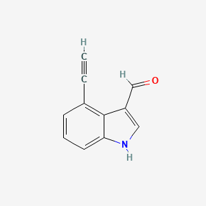 1H-Indole-3-carboxaldehyde, 4-ethynyl- - (159718-56-6)