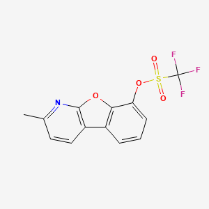 2-Methylbenzofuro[2,3-b]pyridin-8-yltrifluoromethanesulfonate - (1609373-98-9)