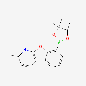 2-methyl-8-(4,4,5,5-tetramethyl-1,3,2-dioxaborolan-2-yl)benzofuro[2,3-b]pyridine - (1609374-04-0)