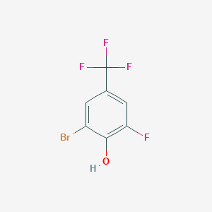 2-Bromo-6-fluoro-4-(trifluoromethyl)phenol - (1610471-16-3)