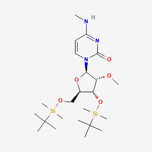 1-((2R,3R,4R,5R)-4-((tert-Butyldimethylsilyl)oxy)-5-(((tert-butyldimethylsilyl)oxy)methyl)-3-methoxytetrahydrofuran-2-yl)-4-(methylamino)pyrimidin-2(1H)-one - (1613530-40-7)