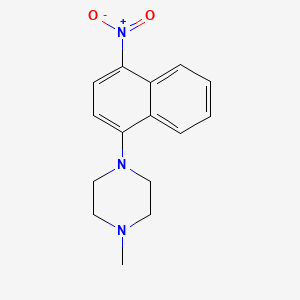 1-Methyl-4-(4-nitro-1-naphthyl)piperazine - (16154-63-5)