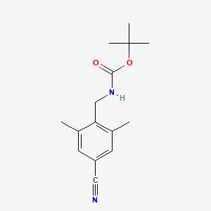 tert-butyl 4-cyano-2,6-dimethylbenzylcarbamate - (1618647-92-9)