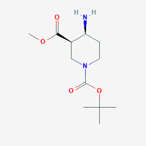 _x000D_Methyl cis-1-Boc-4-aminopiperidine-3-carboxylate - (1620128-54-2)