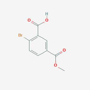 2-Bromo-5-(methoxycarbonyl)benzoic acid - (1621912-33-1)