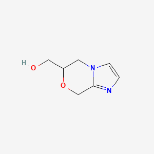 (6,8-Dihydro-5H-imidazo[2,1-c][1,4]oxazin-6-yl)methanol - (1628636-87-2)