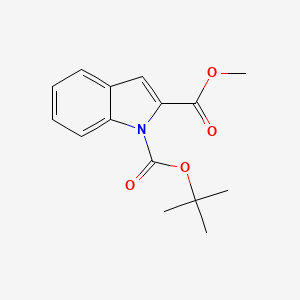 1H-Indole-1,2-dicarboxylic acid, 1-(1,1-dimethylethyl) 2-methyl ester - (163229-48-9)