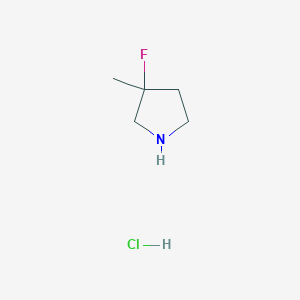 (3S)-3-fluoro-3-methylpyrrolidine hydrochloride - (1637399-35-9)