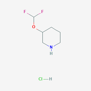 (3S)-3-(difluoromethoxy)piperidine hydrochloride - (1638744-46-3)