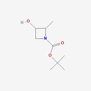 tert-butyl(2R,3R)-3-hydroxy-2-methylazetidine-1-carboxylate - (1638744-75-8)