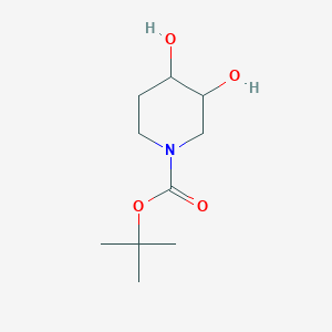 tert-butyl trans-3,4-dihydroxypiperidine-1-carboxylate - (1638760-09-4)