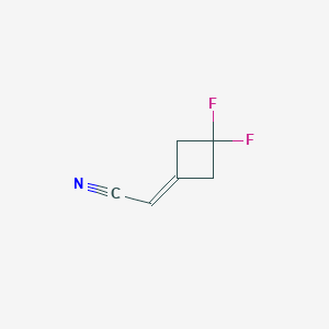 2-(3,3-difluorocyclobutylidene)acetonitrile - (1638761-44-0)