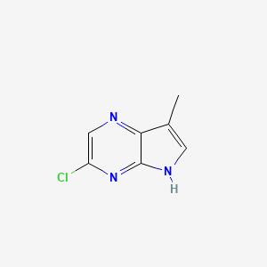 3-chloro-7-methyl-5H-pyrrolo[2,3-b]pyrazine - (1638768-46-3)