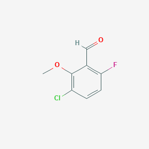 3-Chloro-6-fluoro-2-methoxy-benzaldehyde - (1646821-91-1)