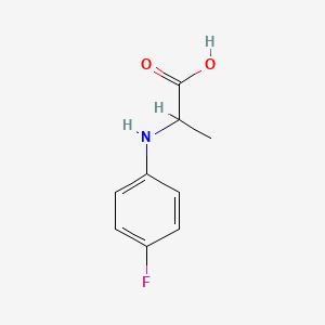 2-((4-Fluorophenyl)amino)propanoic acid - (16583-82-7)