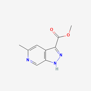 methyl 5-methyl-1H-pyrazolo[3,4-c]pyridine-3-carboxylate - (1658466-80-8)