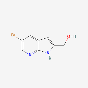 (5-Bromo-1H-pyrrolo[2,3-b]pyridin-2-yl)methanol - (1662706-59-3)