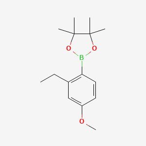 2-(2-Ethyl-4-methoxyphenyl)-4,4,5,5-tetramethyl-1,3,2-dioxaborolane - (1674364-13-6)