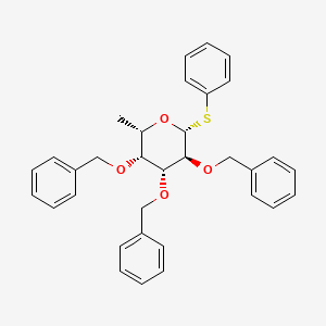 β-L-Galactopyranoside, phenyl 6-deoxy-2,3,4-tris-O-(phenylmethyl)-1-thio- - (167612-35-3)