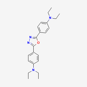 2,5-Bis(4-diethylaminophenyl)-1,3,4-oxadiazole - (1679-98-7)