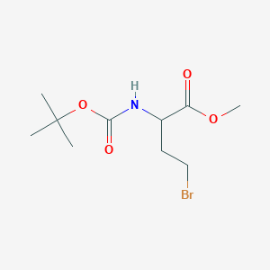 2-(tert-butoxycarbonylamino)-4-bromobutanoic acid methyl ester - (168077-38-1)