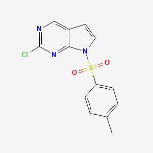 2-chloro-7-(p-tolylsulfonyl)pyrrolo[2,3-d]pyrimidine - (1694666-73-3)