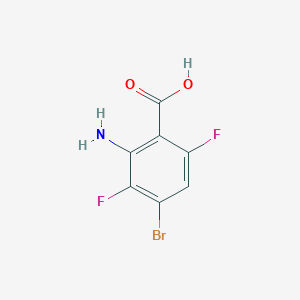 2-Amino-4-bromo-3,6-difluorobenzoic acid - (1698535-33-9)