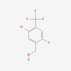 (5-Bromo-2-fluoro-4-(trifluoromethyl)phenyl)methanol - (1699741-94-0)