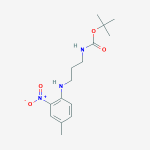 tert-Butyl (3-((4-methyl-2-nitrophenyl)amino)propyl)carbamate - (1699971-24-8)