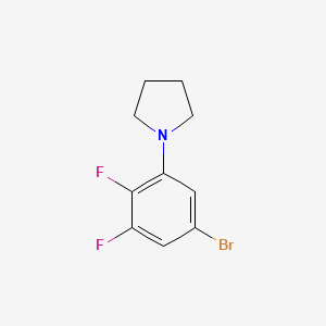 1-(5-broMo-2,3-difluorophenyl)pyrrolidine - (1704067-47-9)