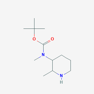 tert-butyl N-methyl-N-(2-methylpiperidin-3-yl)carbamate - (1706442-70-7)